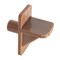 Prime-Line Shelf Support Pegs, 5 mm. Diameter, Plastic, Brown, PK12 EP 9381 - alternate 1